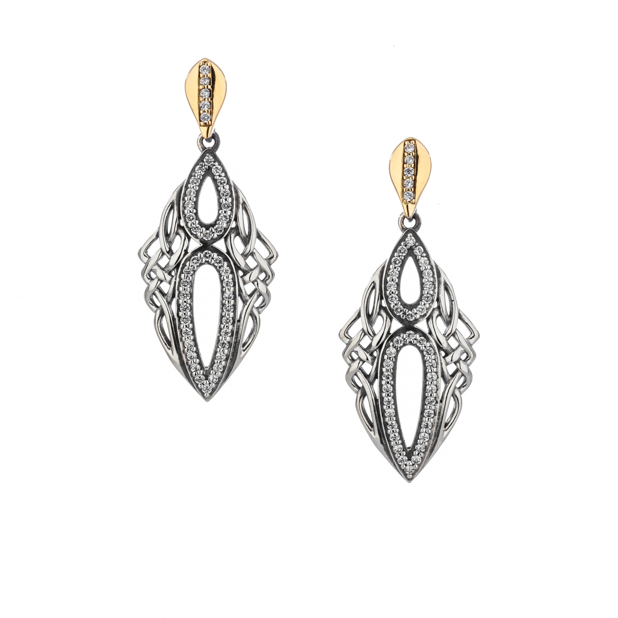 Keith Jack Jewelry Celtic Gateway Earrings Jewelry Earrings at Irish on