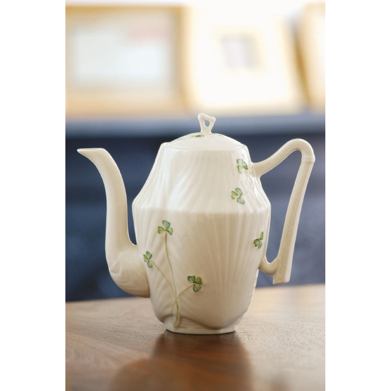 Shamrock Harp Coffee Pot