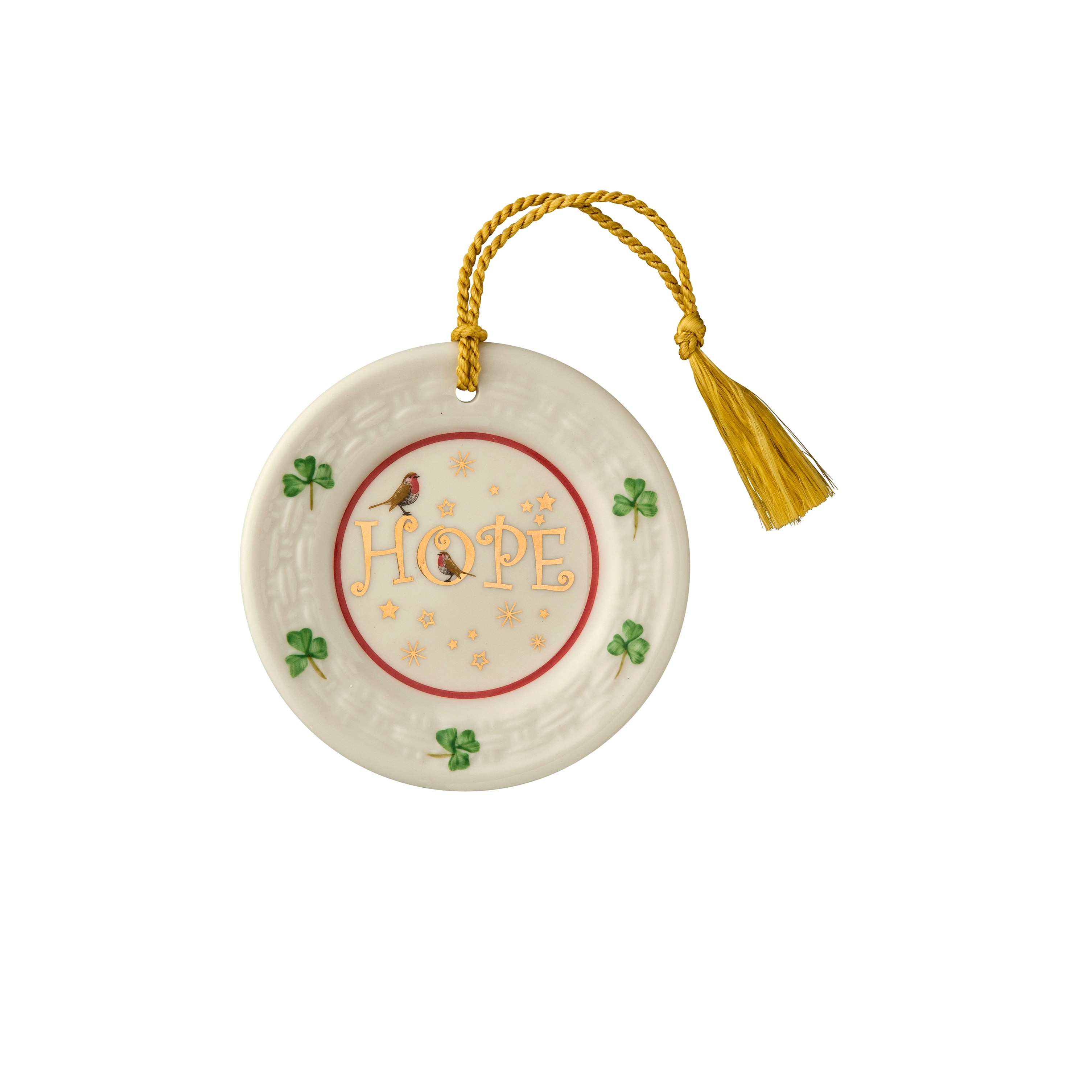 Belleek Annual Plate Ornament