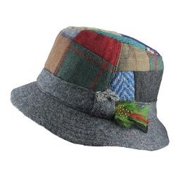 Patch Tweed Walking Hat
