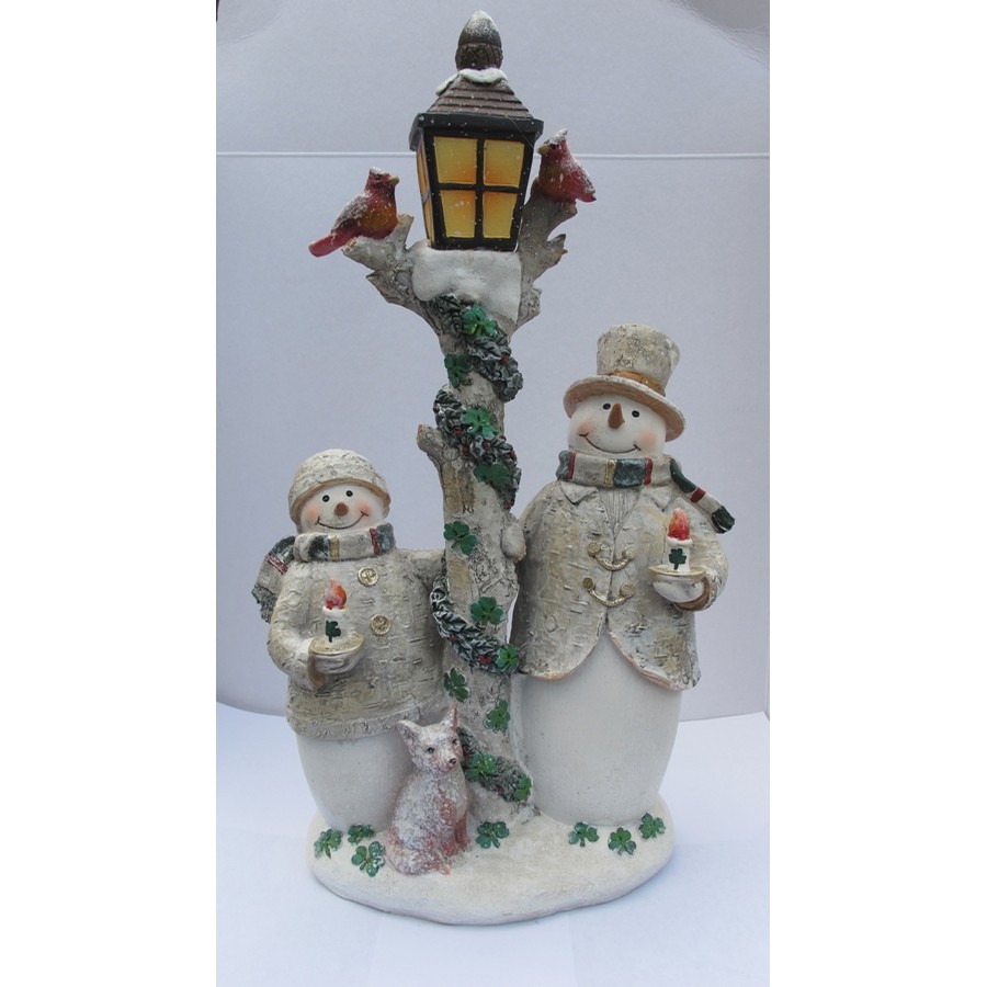 Timberland Snowmen LED Lamp Post