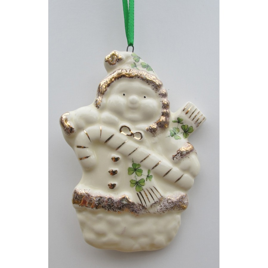 Irish Snowman Ornament