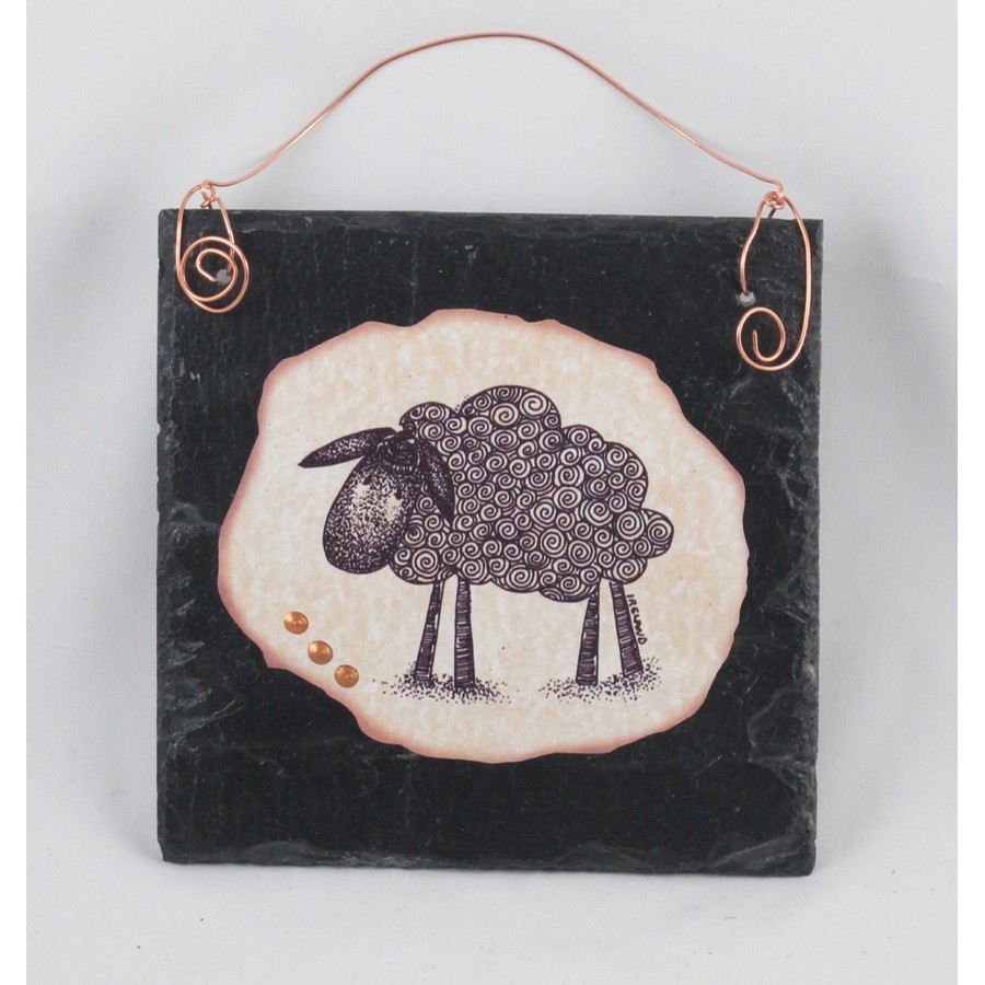 Sheep Slate Art