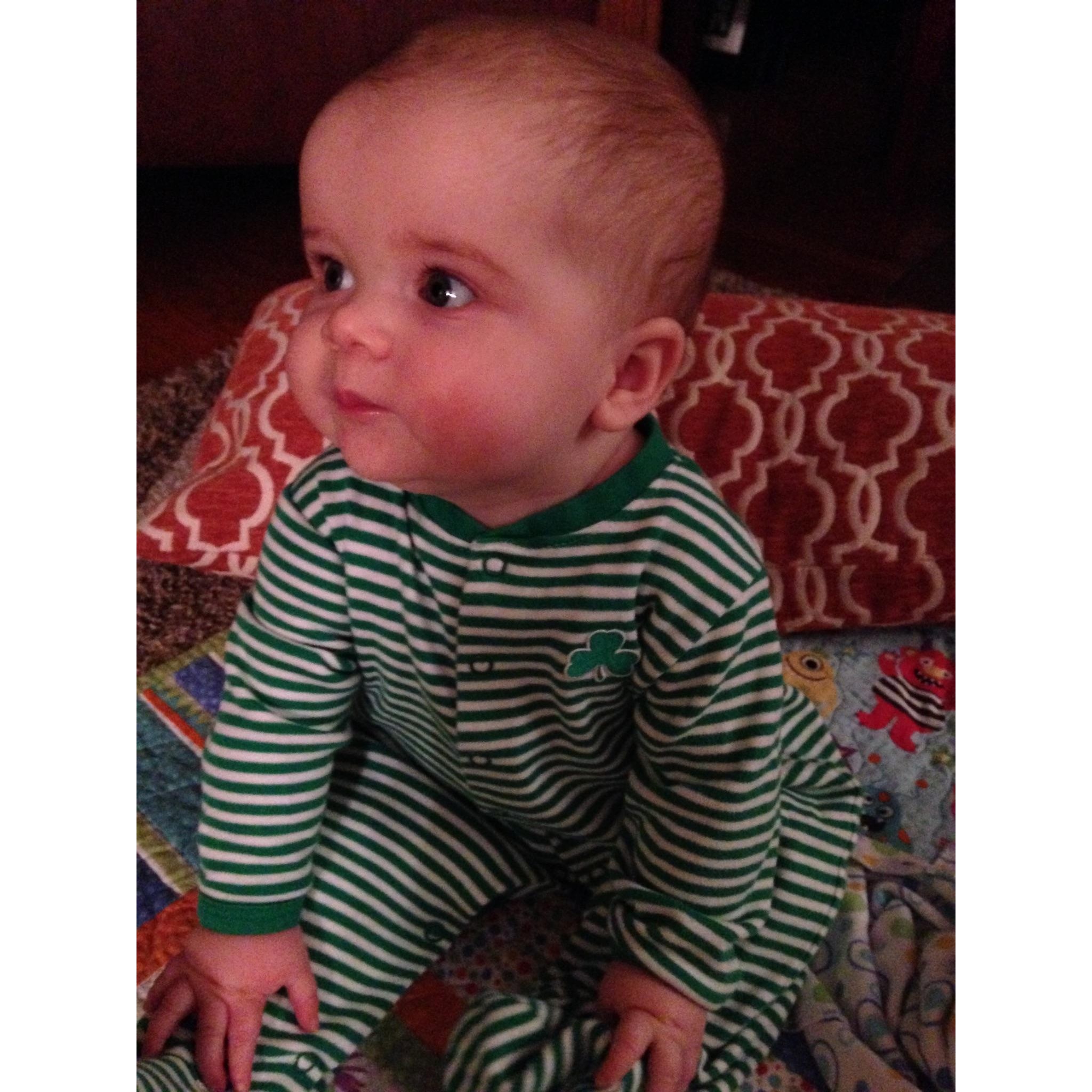 Creative Knit Wear Striped Irish Romper