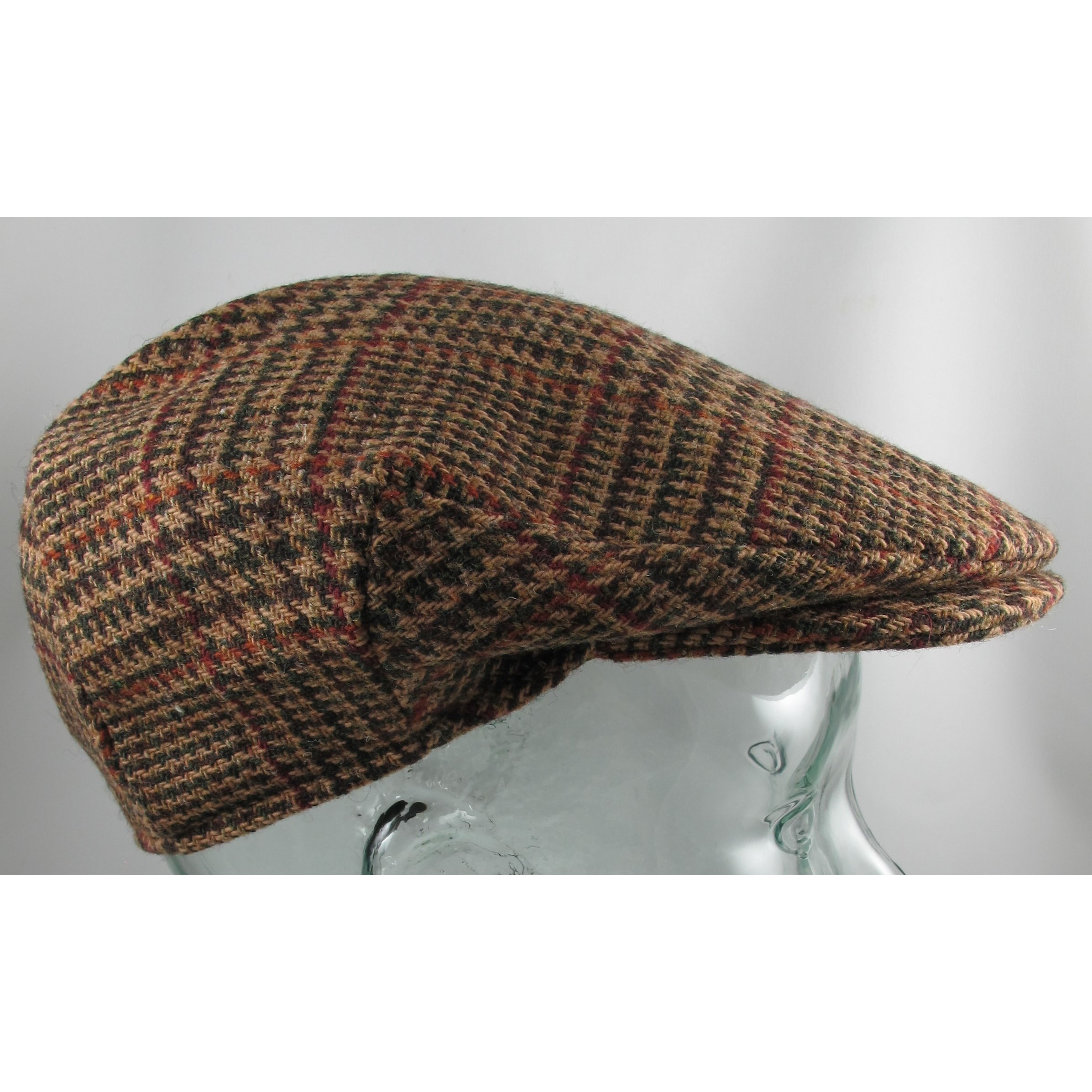 Hanna Hats Patch Check Brown Vintage Cap Clothing Caps Hats at Irish on