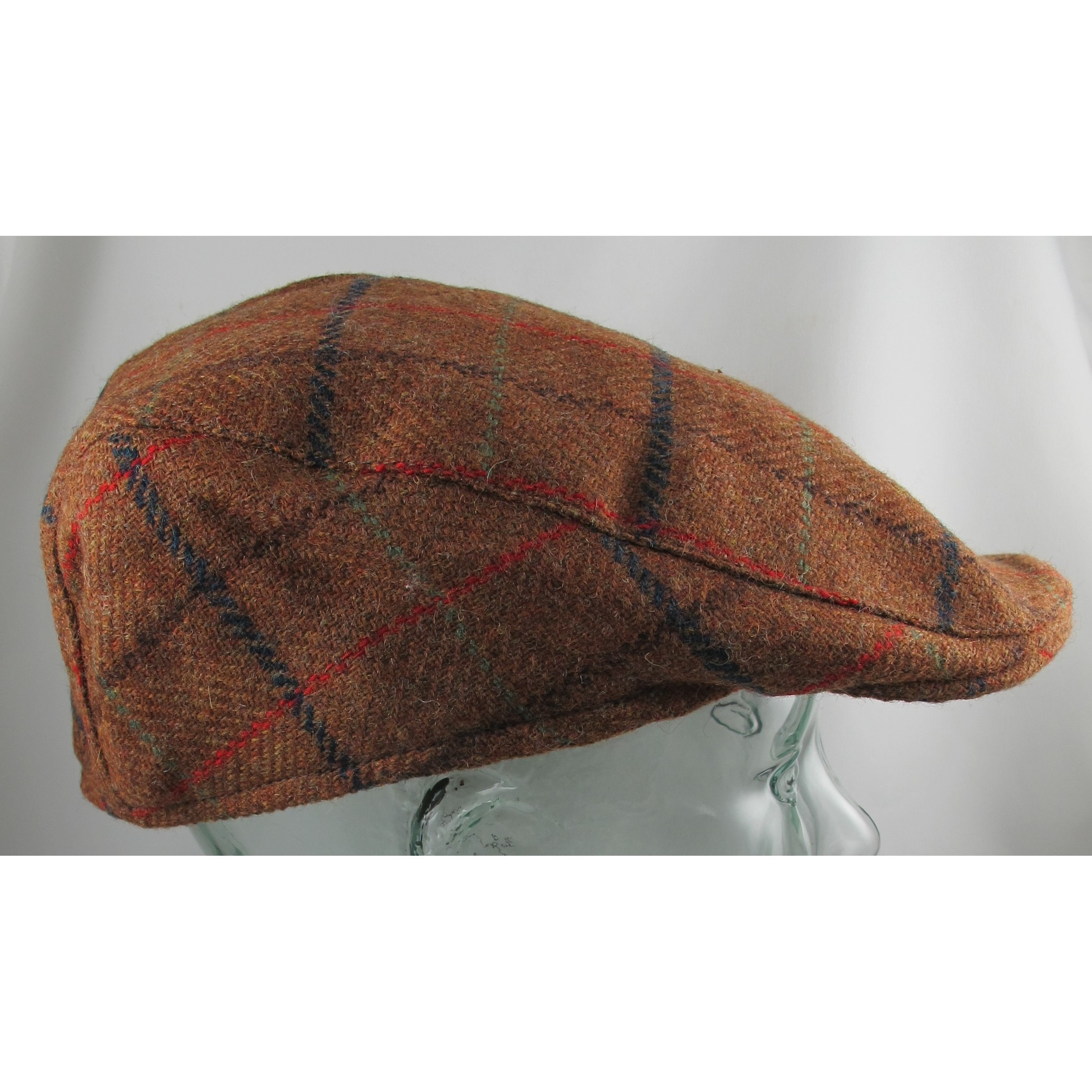 Hanna Hats Rust Check Touring Cap Clothing Caps Hats at Irish on Grand