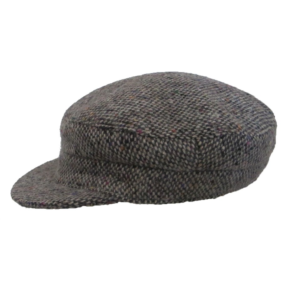 Hanna Hats Skipper Hat (Grey Salt and Pepper) Clothing Caps Hats at ...