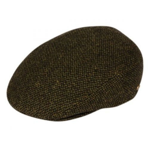 Irish Cap Olive Tweed