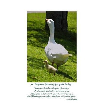 Irish Baptism Card