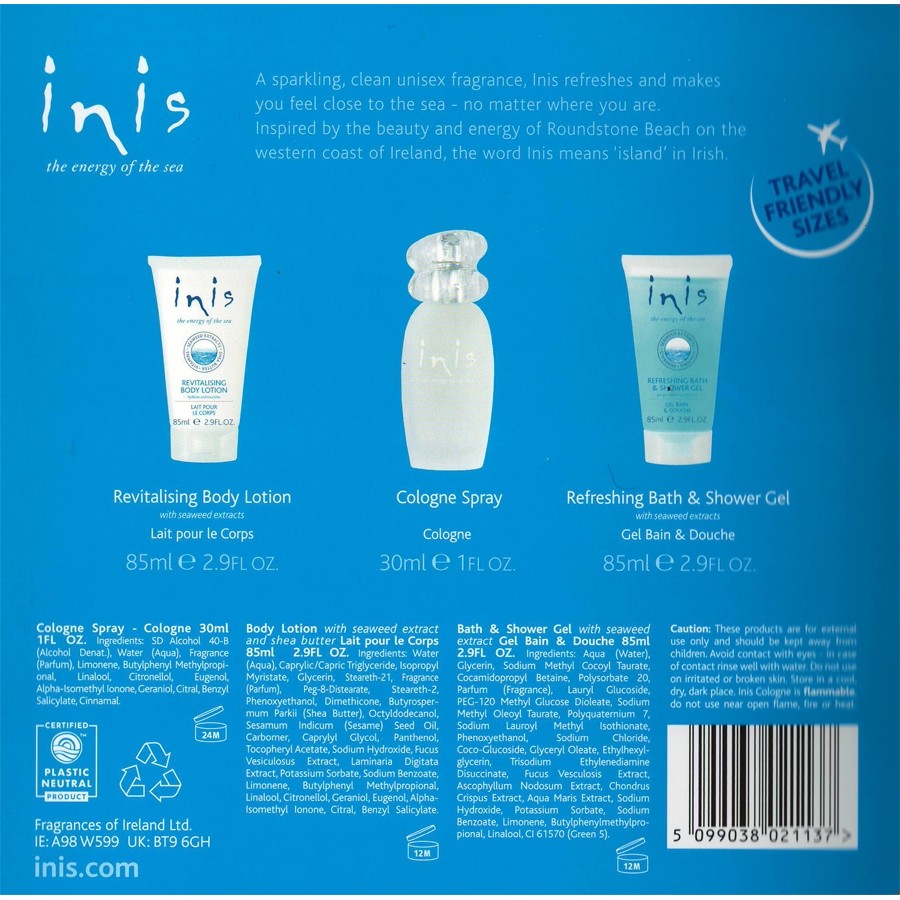Irish Perfume Inis Ocean Love Set Gifts BodyCare at Irish on Grand