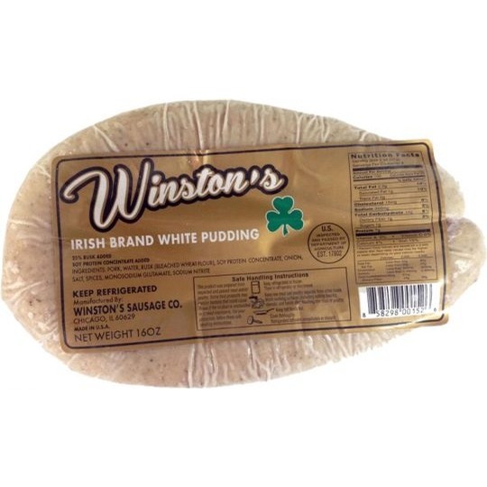 Winston's Irish Breakfast (White Pudding 16oz) Gifts Food at Irish on Grand