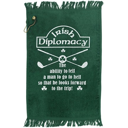 Irish Diplomacy Golf Towel