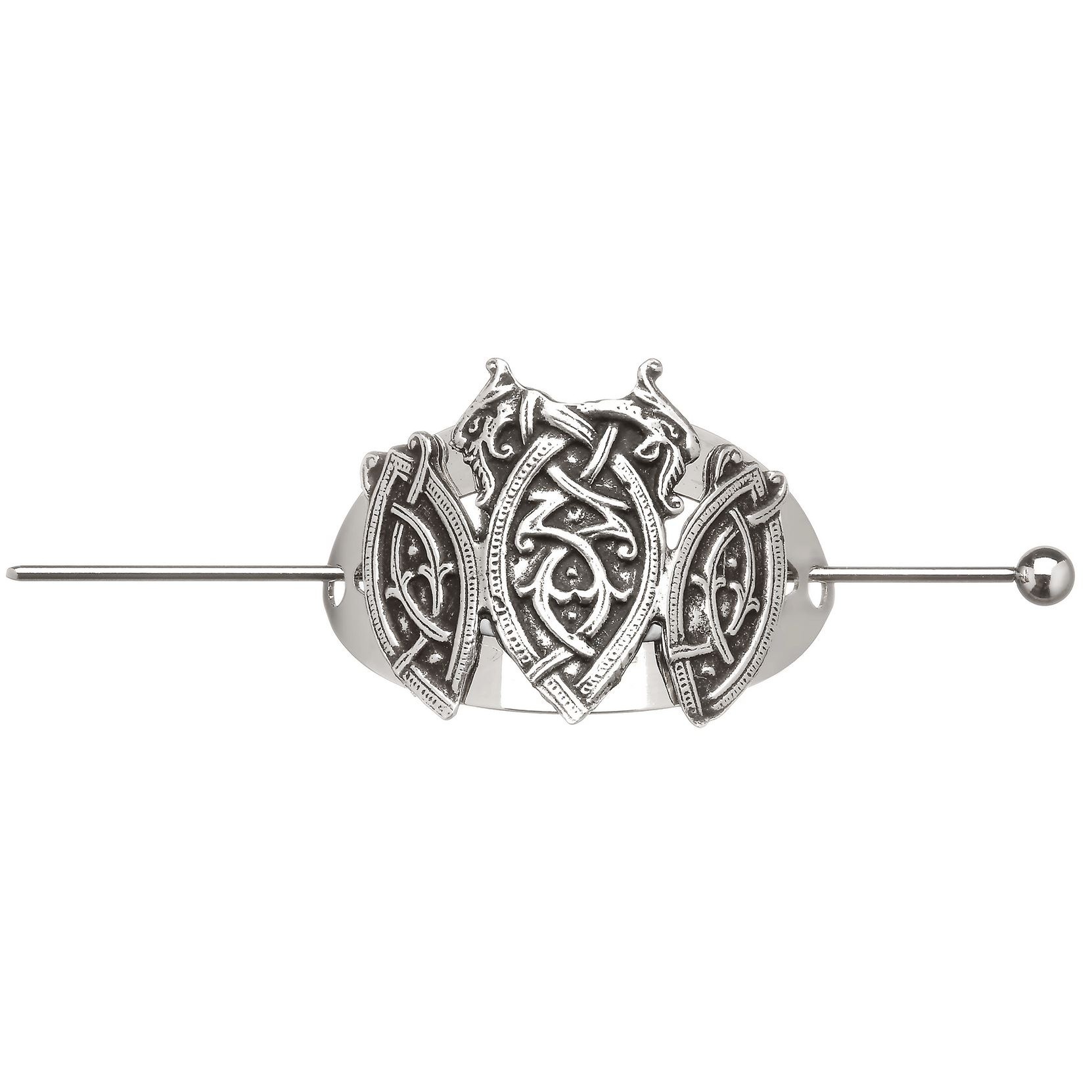 Mullingar Pewter Celtic Hair Clip Barrette at Irish on Grand