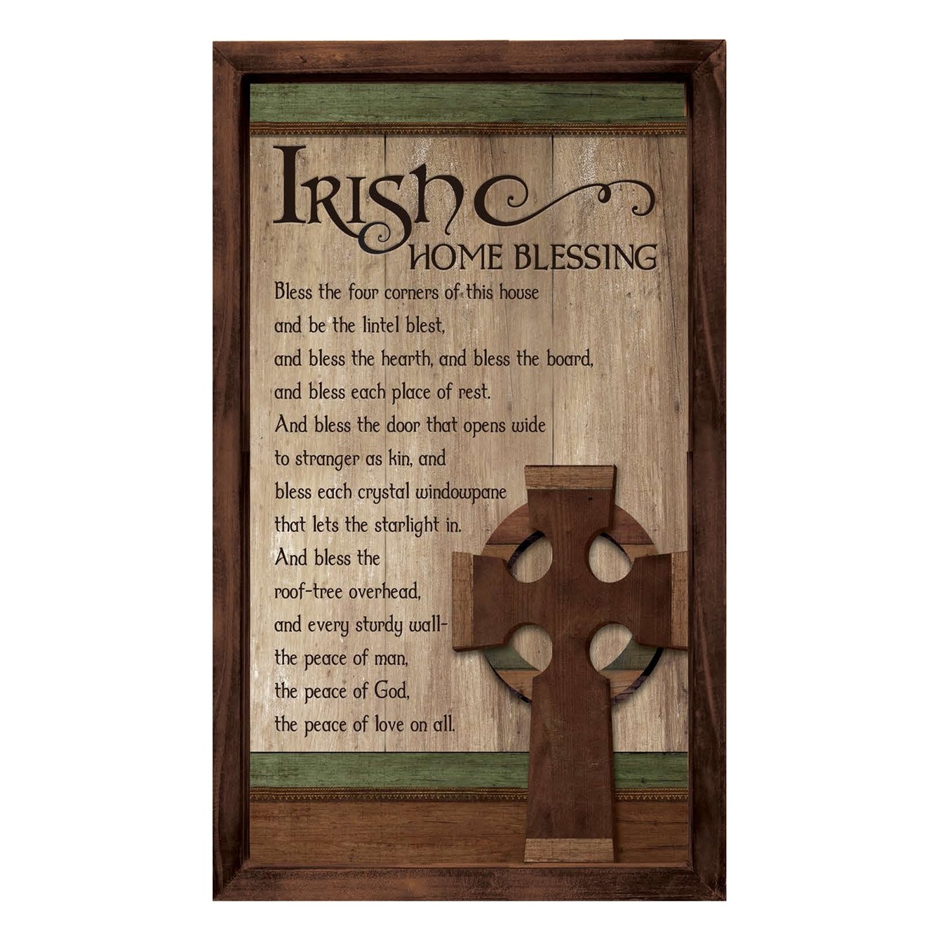 C.ART Irish Home Blessing For Home For Wall Blessings at Irish on Grand
