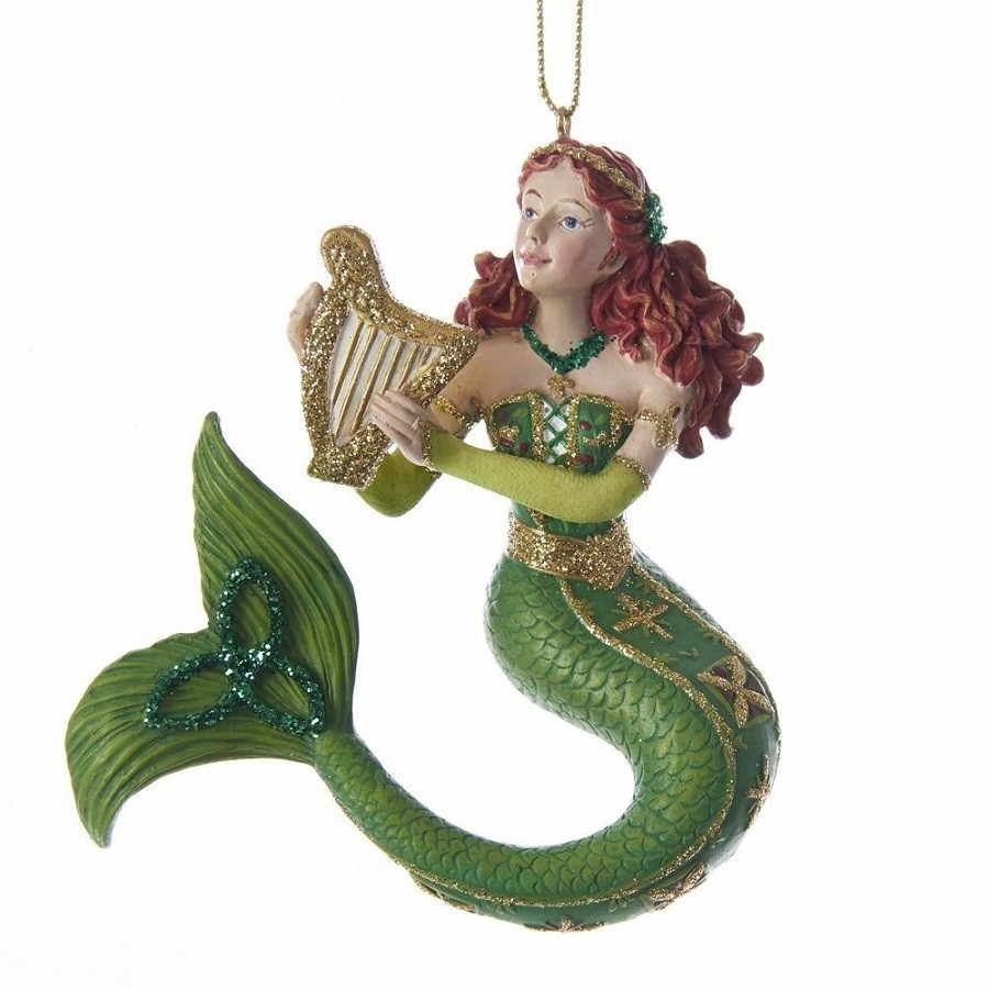 Kurt Adler Irish Christmas Ornament (Mermaid) Christmas at Irish on Grand, image size:900x900