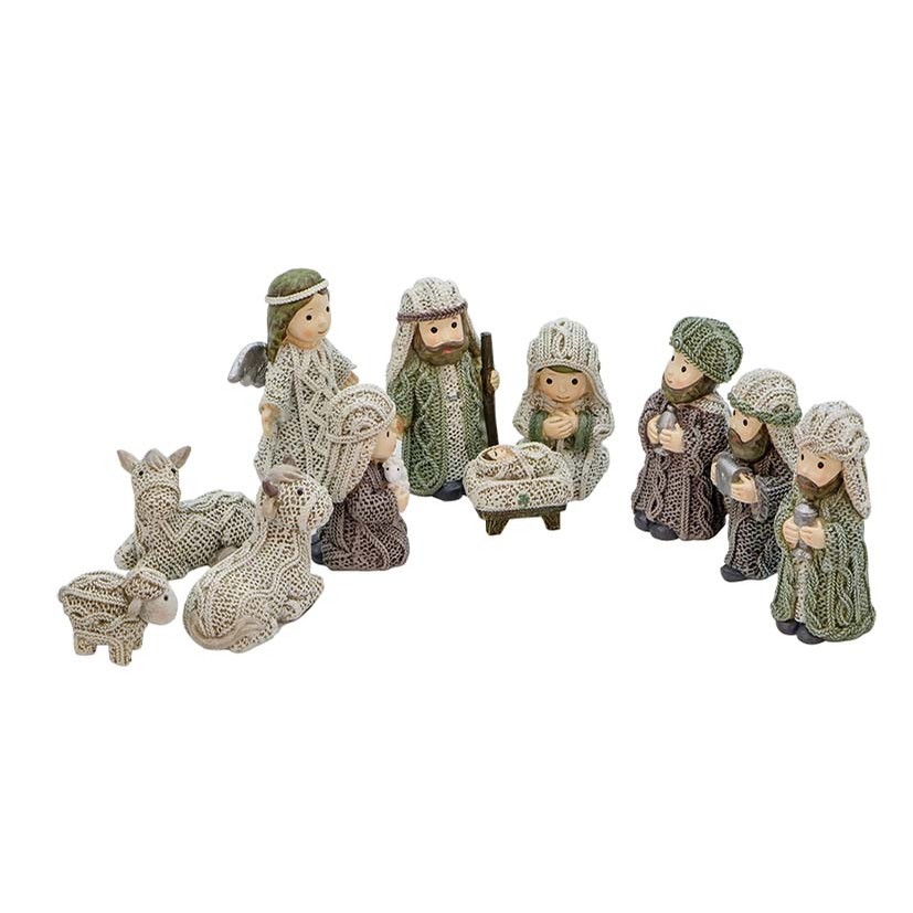 BOE Irish Aran Nativity Set Holidays Christmas at Irish on Grand