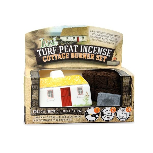 Irish Turf Incense Cottage Ceramic Burner