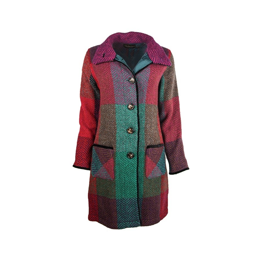 Branigan Weavers Irish Wool Coat Emma (Donegal Green) Clothing Capes ...