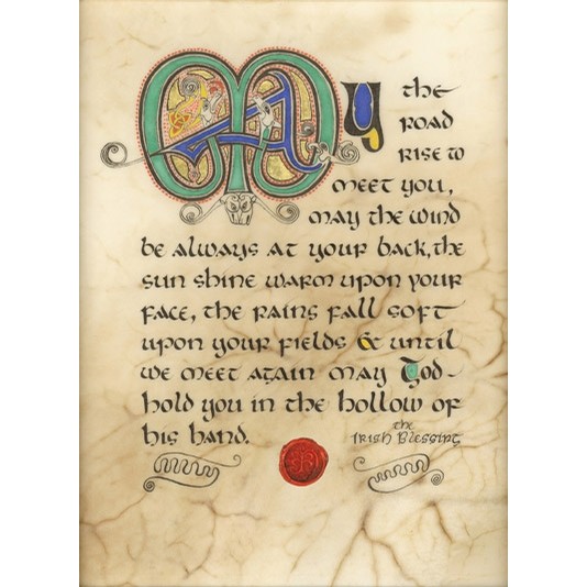 Irish Blessing Celtic Card