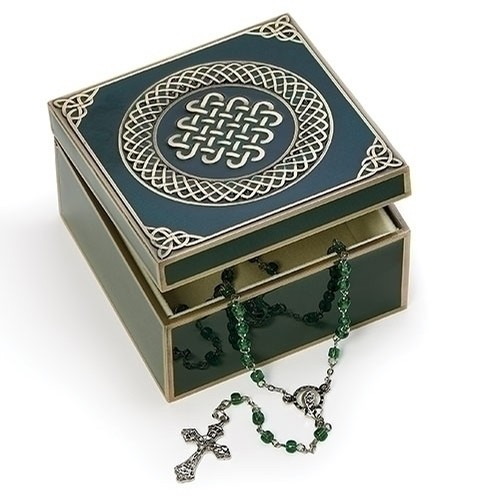 RMP Irish Keepsake Box and Rosary Set Gifts at Irish on Grand