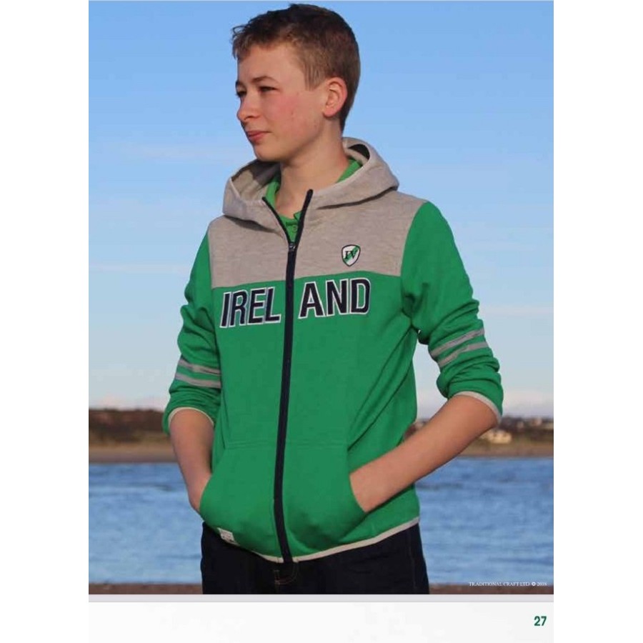 ireland zip up jacket