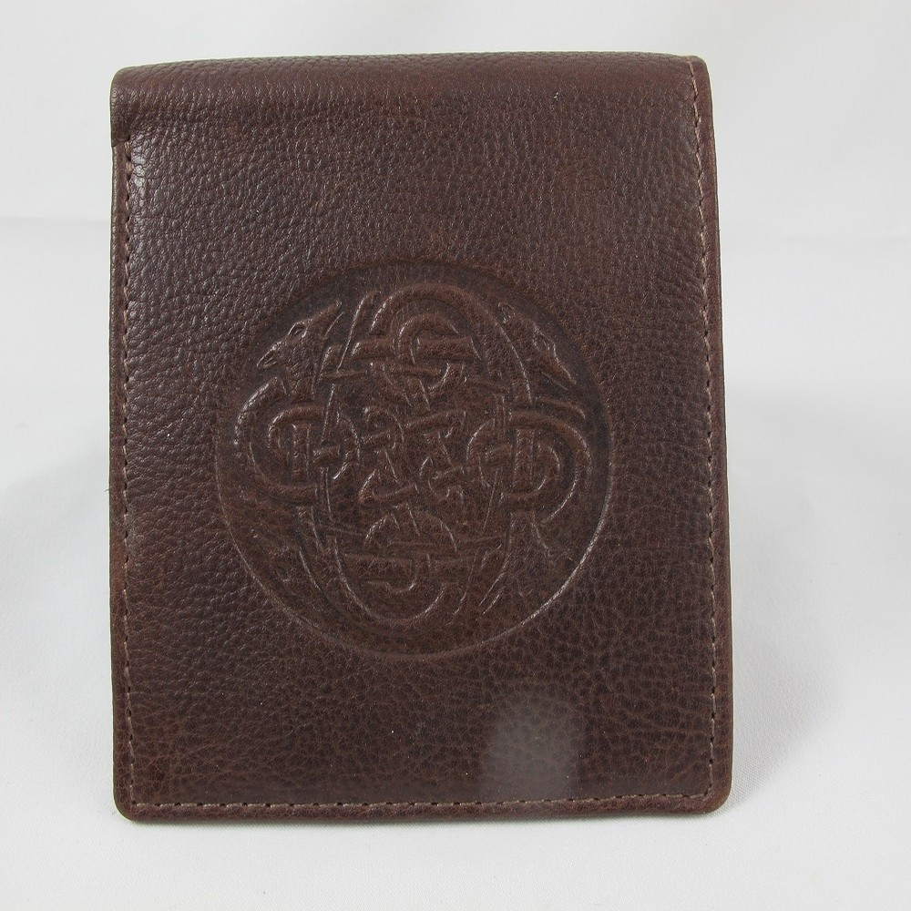 Lee River Leather Cuchulainn Irish BiFold Wallet Gifts Occasion For