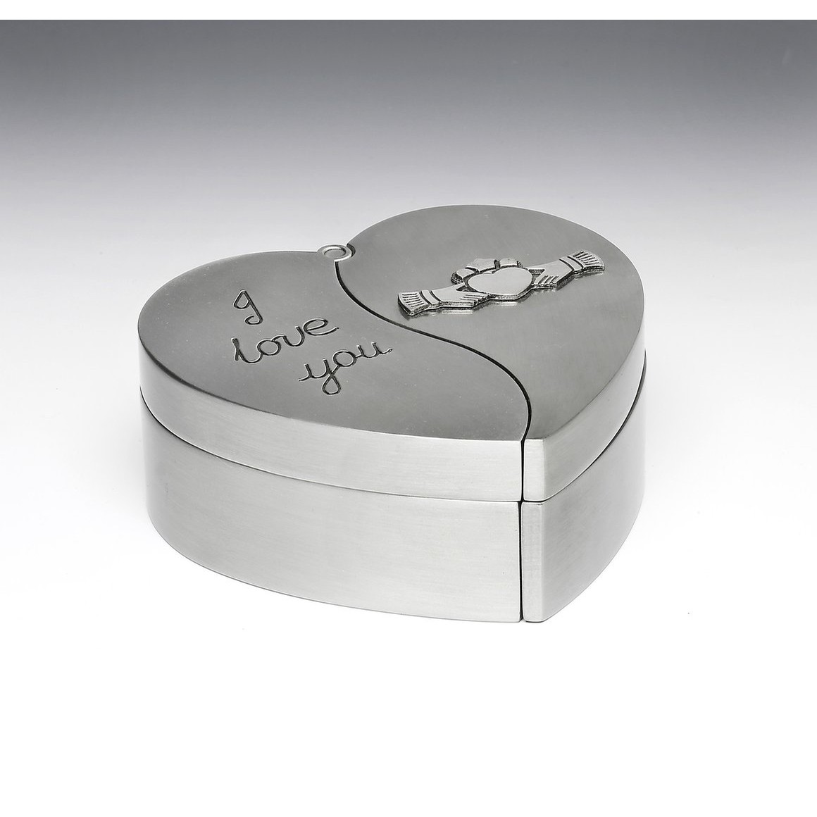 Mullingar Pewter Irish Heart Jewelry Box at Irish on Grand