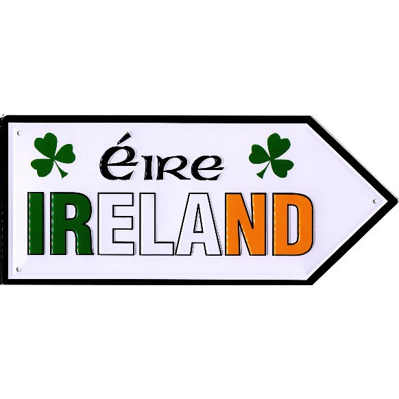 Irish Metal Road Sign