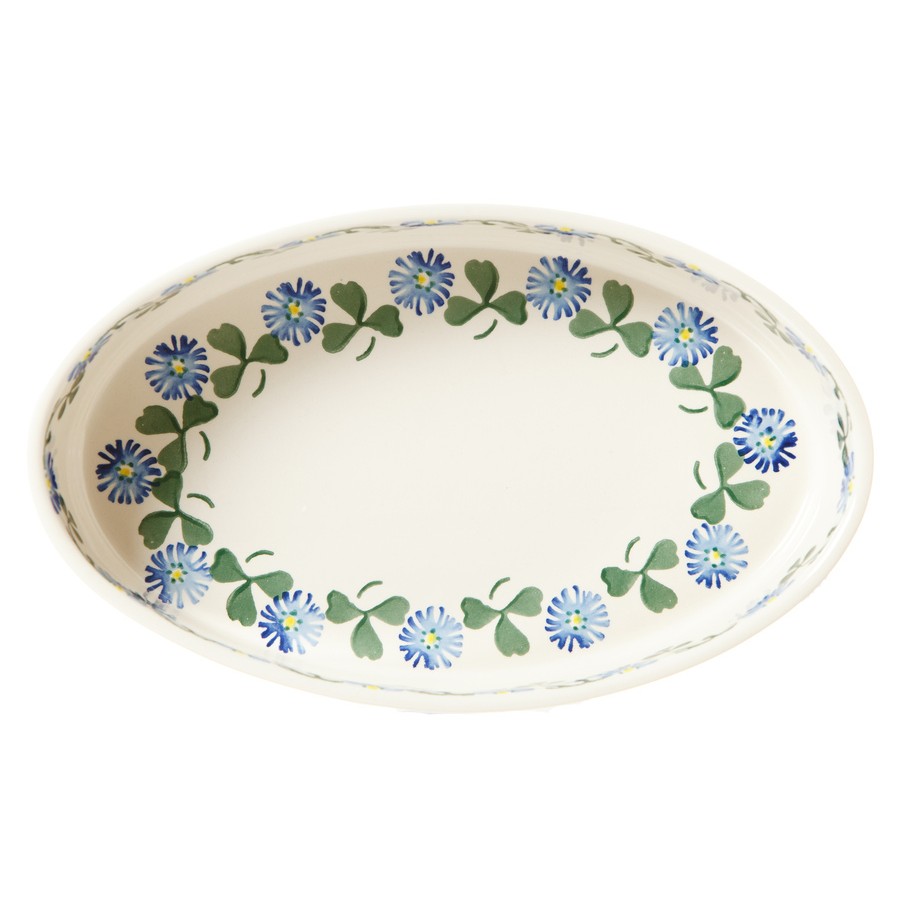 Oval Clover Dish
