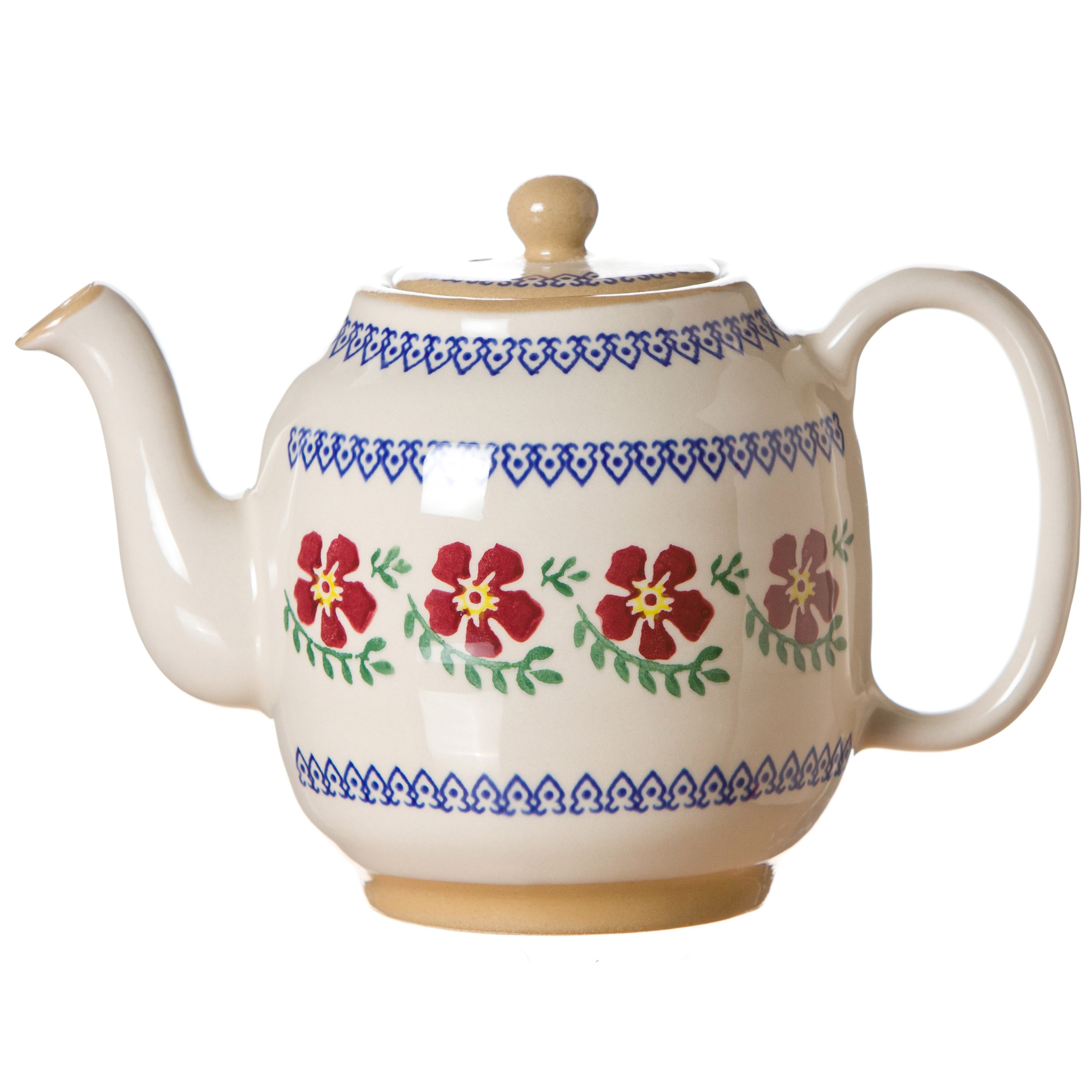 Nicholas Mosse Pottery Teapot Old Rose