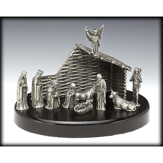 Mullingar Pewter Pewter Nativity Scene Holidays Christmas at Irish on Grand