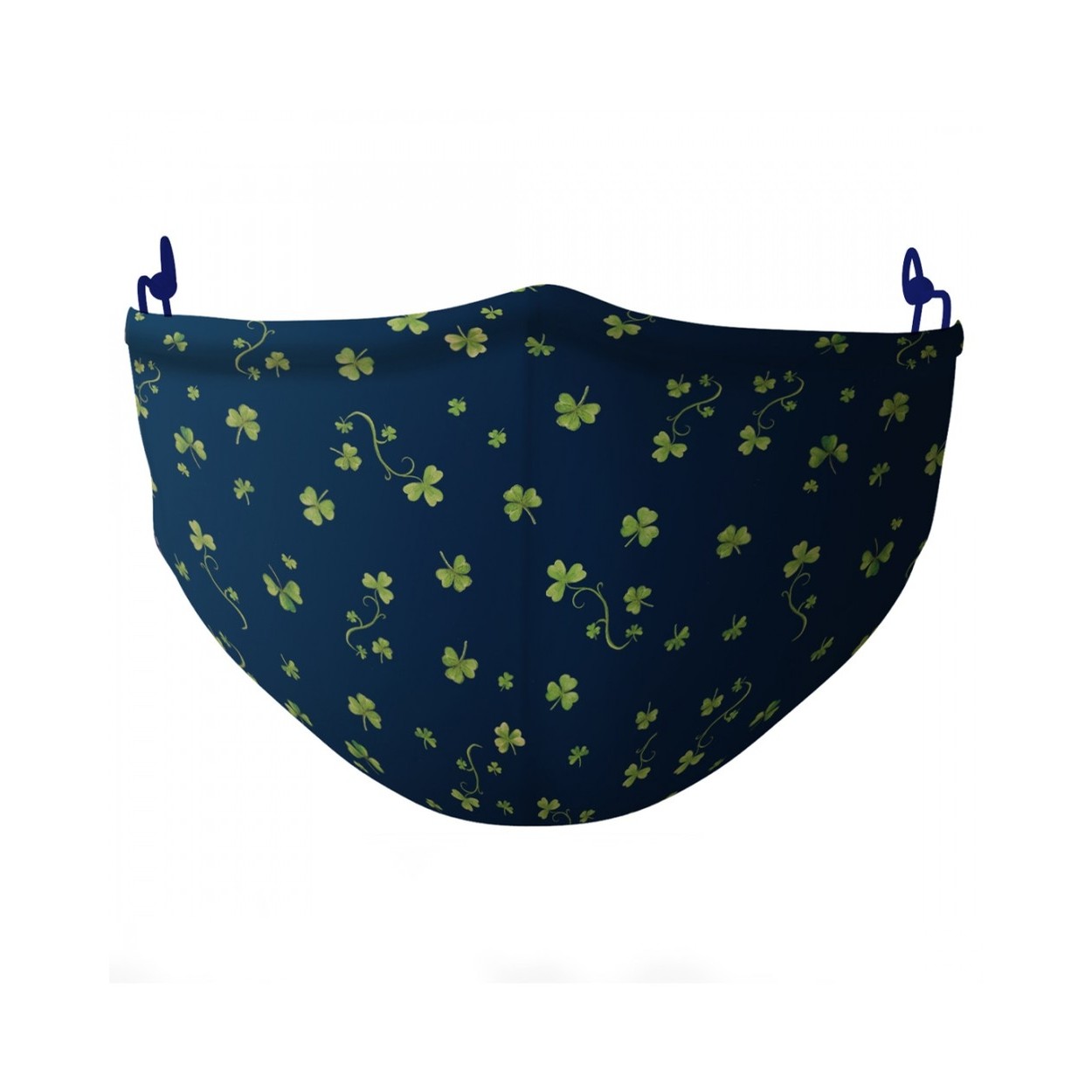 Patrick Francis Irish Celtic Face Mask(Navy Shamrock) Gifts Surprise Me