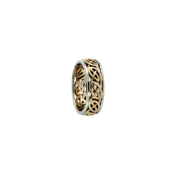 Celtic Knot Ring with Rims