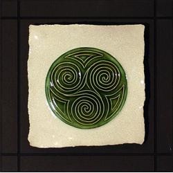 Wild Rose Pottery Celtic Spiral