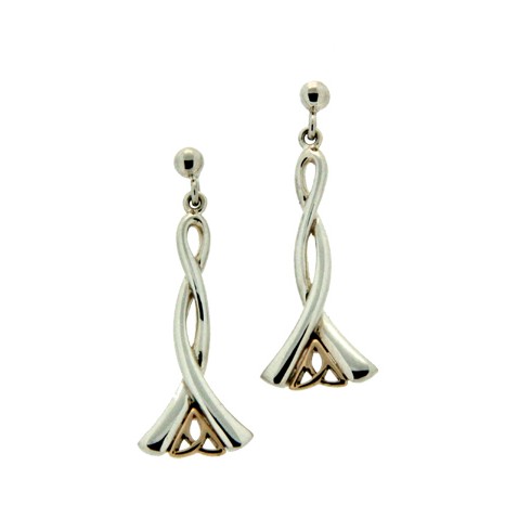 Trinity Knot orTriquetra Earrings