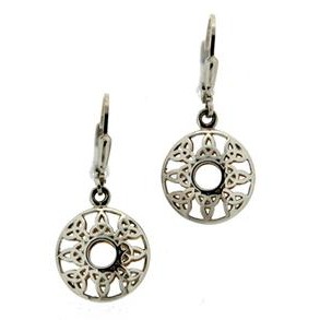 Celtic Window to the Soul Trinity Earrings