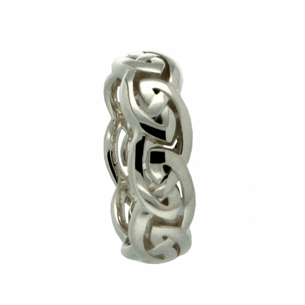 Wide Eternity Knot Ring