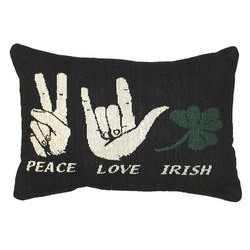 Peace Love Irish Pillow
