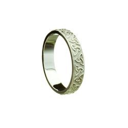 Ladies 14k Gold Trinity Knot Wedding Band