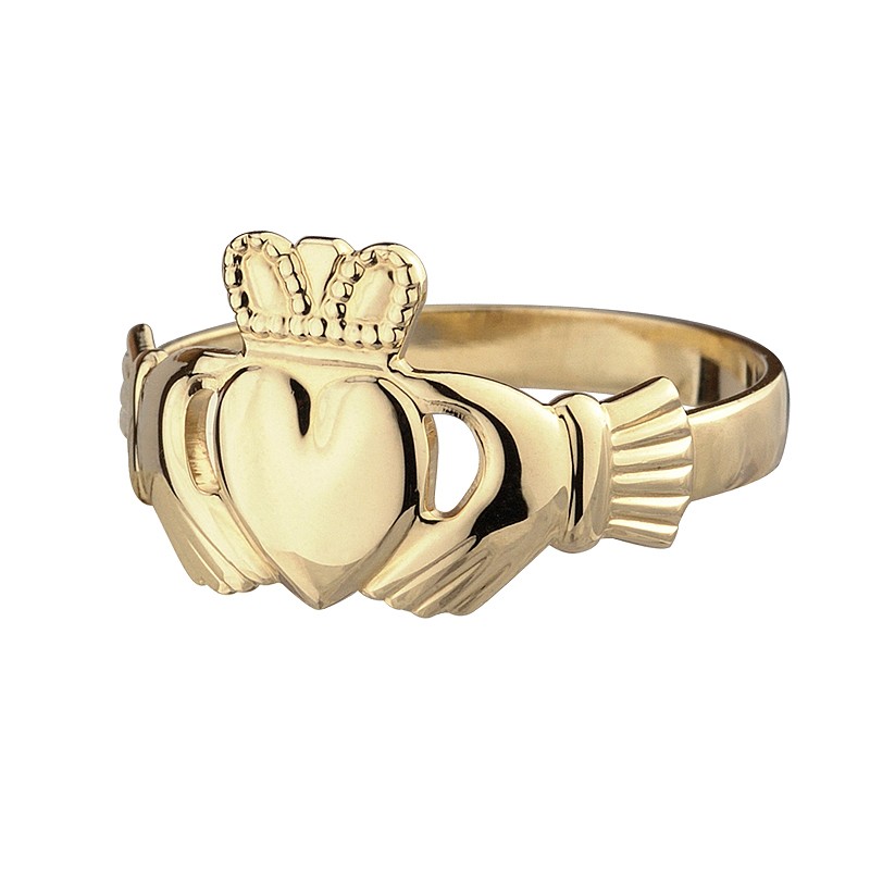 10K Gold Ladies Claddagh Ring