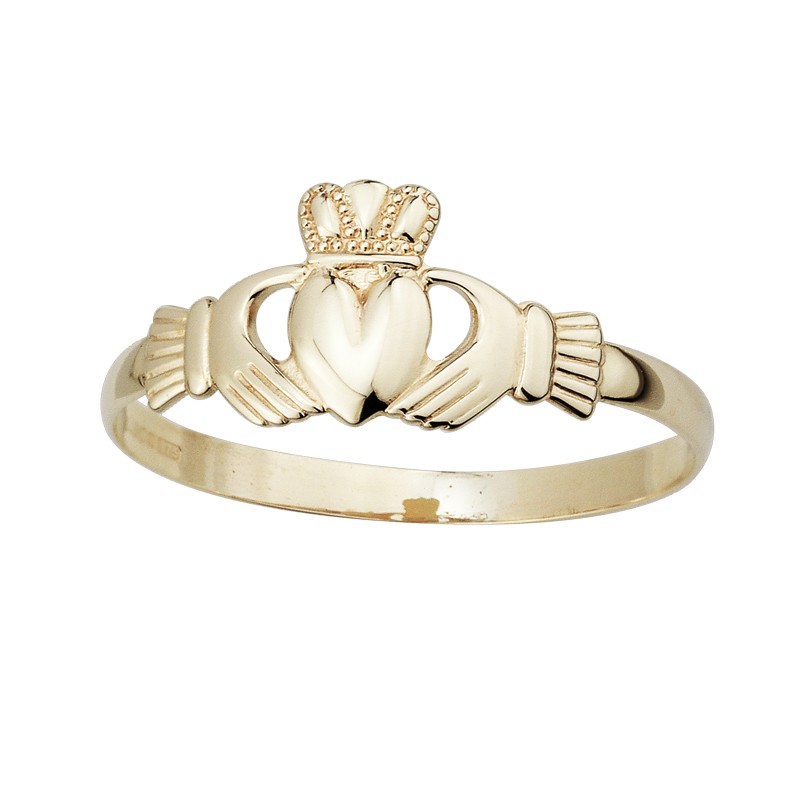Yellow Gold Claddagh Ring