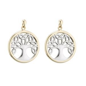 Gold Tree of Life Earrings