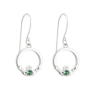 Acara Claddagh Hanging Earrings