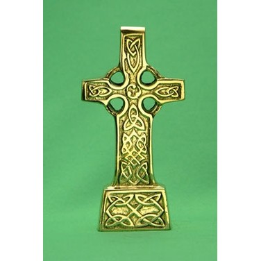 Brass Celtic Cross Freestanding