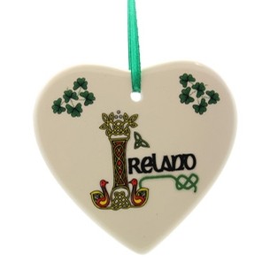 Irish Celtic Heart Ornament