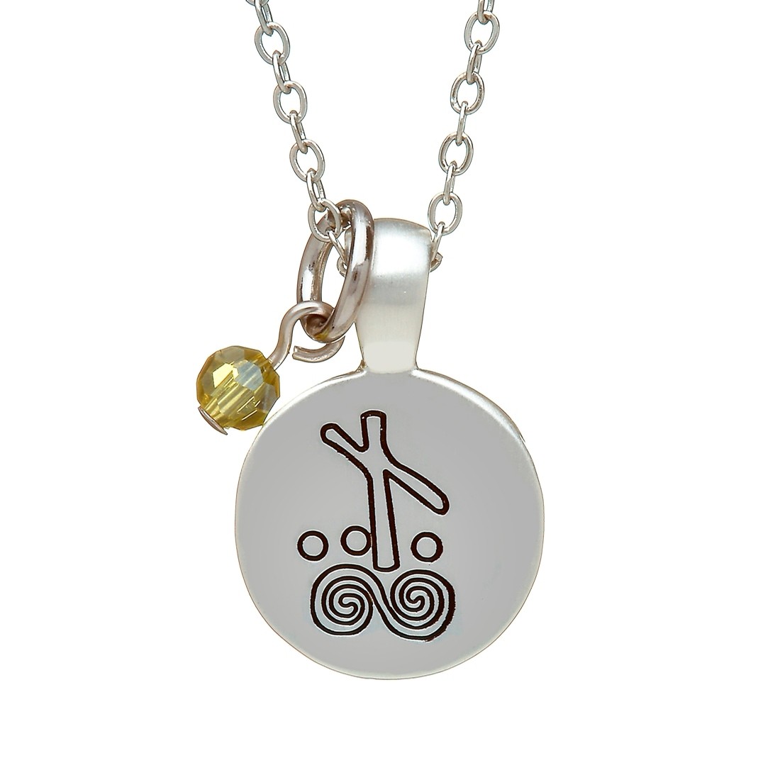 August Celtic Astrology Pendant