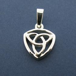 Trinity Knot with Border Pendant