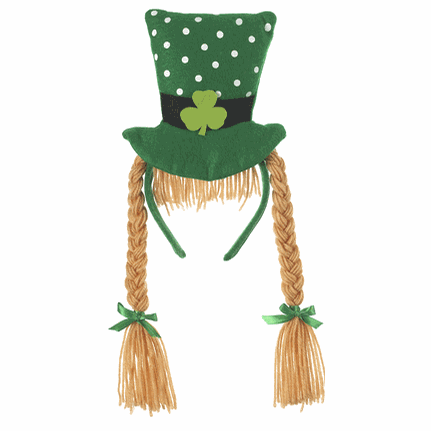 Irish Hat and Braid Shamrock