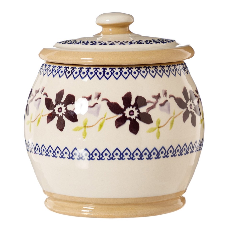 Clematis Storage Jar