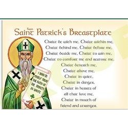 Irish Clothing Saint Patrick's Breastplate Matted Print For Wall ...